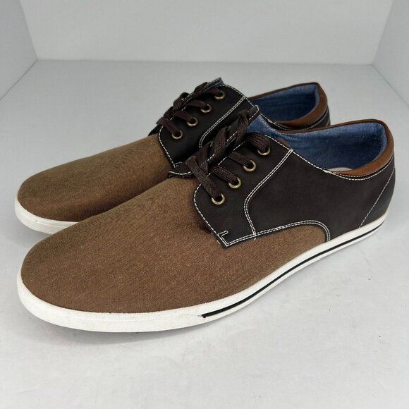 Bruno Marc Mens Rivera-01 FFAXGBCE Brown Black Lace Up Low Size 12 Casual Shoes main image 8